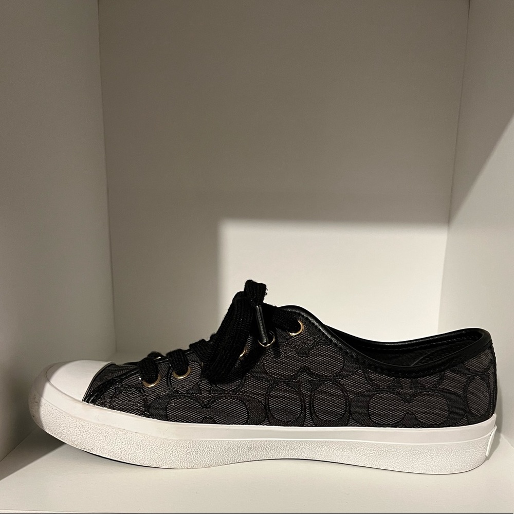 Coach Empire Low Top Logo Sneakers - Picture 3 of 9